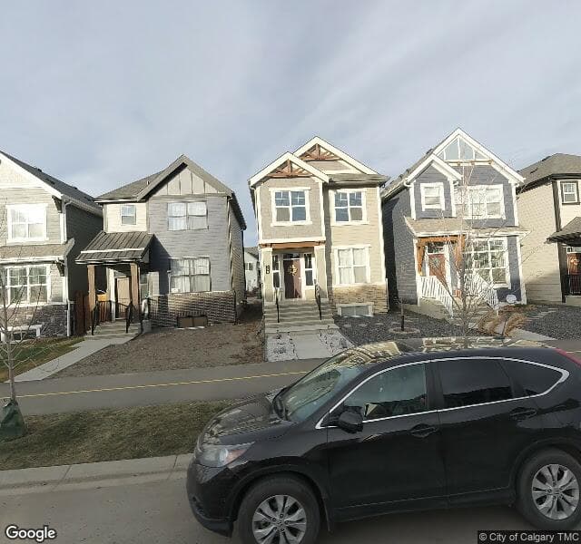 Street view of 586 Masters Road SE, Calgary