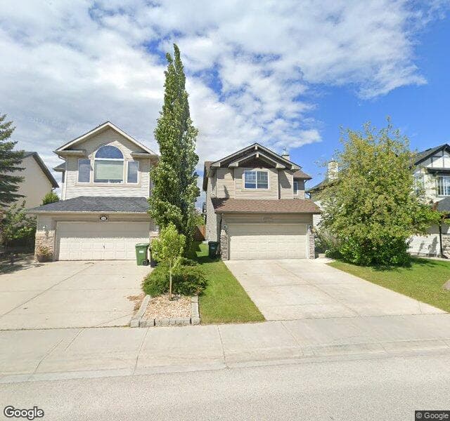 Street view of 548 Cougar Ridge Drive SW, Calgary