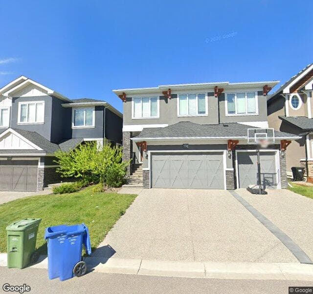 Street view of 114 Aspen Vista Way SW, Calgary