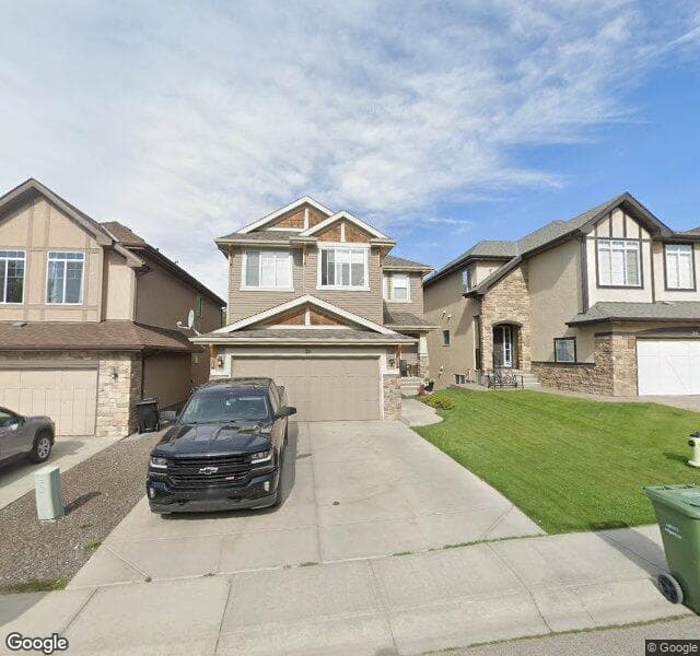 Street view of 39 Aspen Hills Place SW, Calgary
