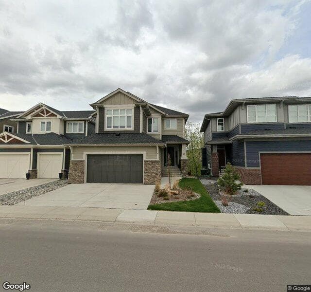 Street view of 25 Rock Lake Heights NW, Calgary
