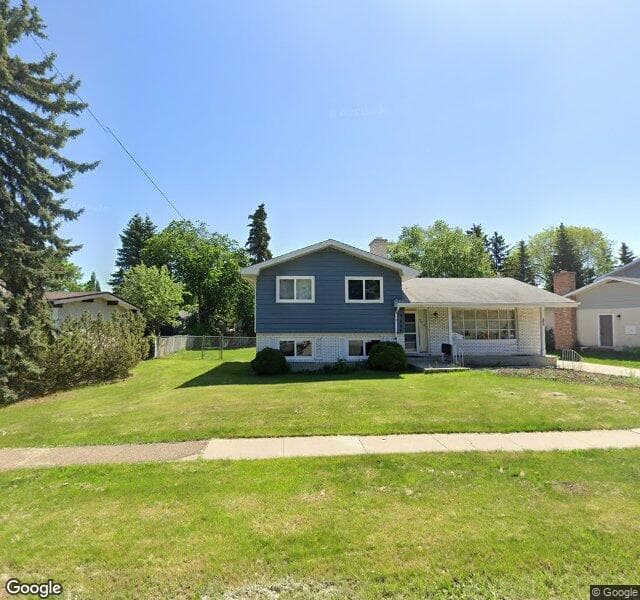 Street view of 7505 158 Street NW, Edmonton