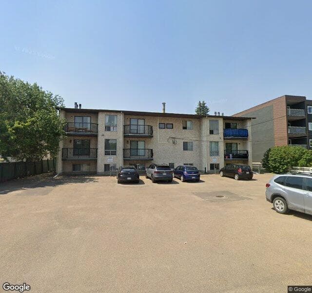 Street view of 102-10829 117 Street NW, Edmonton