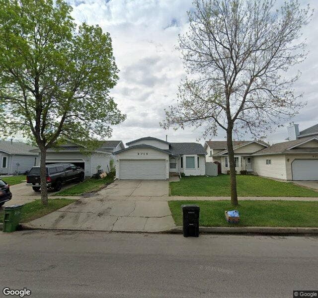 Street view of 9115 168 Avenue NW, Edmonton