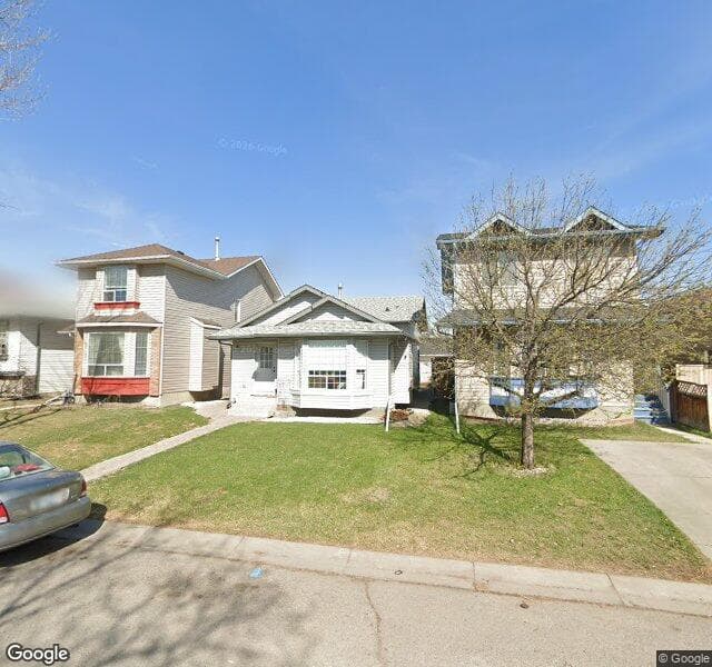 Street view of 52 Martinridge Way NE, Calgary