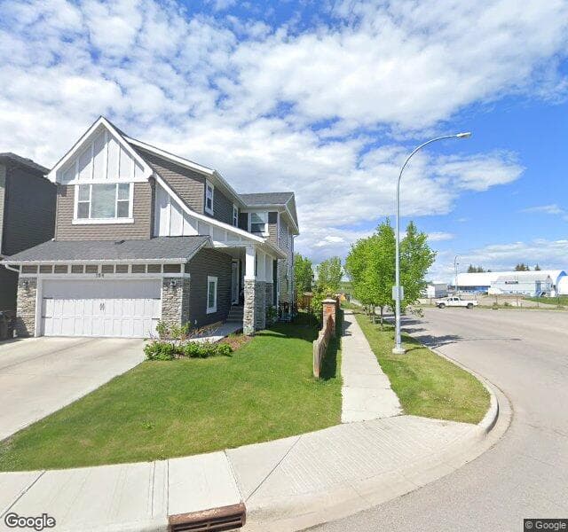 Street view of 184 Cougar Ridge Manor SW, Calgary