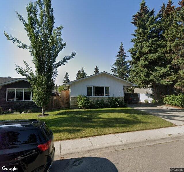 Street view of 51 Brazeau Crescent SW, Calgary