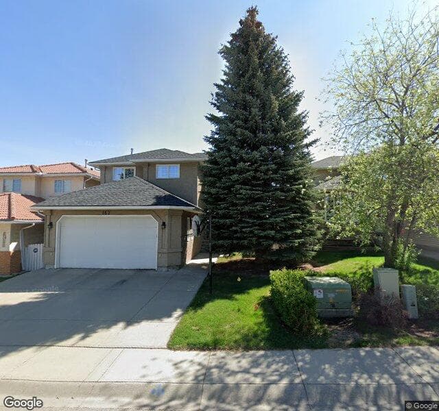 Street view of 167 Sandringham Road NW, Calgary