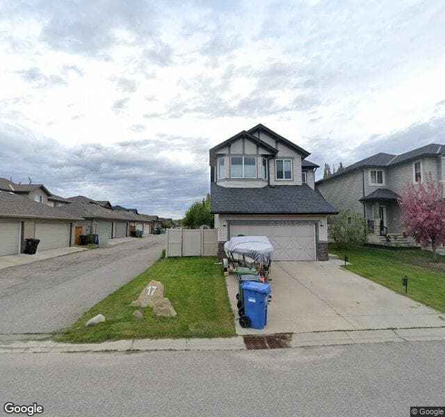 Street view of 17 Chaparral Valley Terrace SE, Calgary