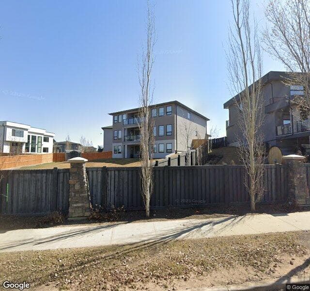 Street view of 4912 Woolsey Court NW, Edmonton