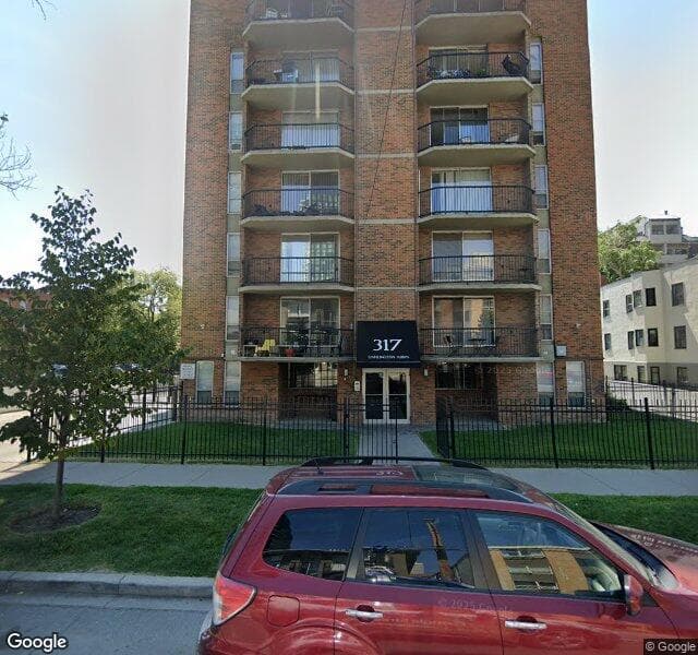 Street view of 304-317 14 Avenue SW, Calgary