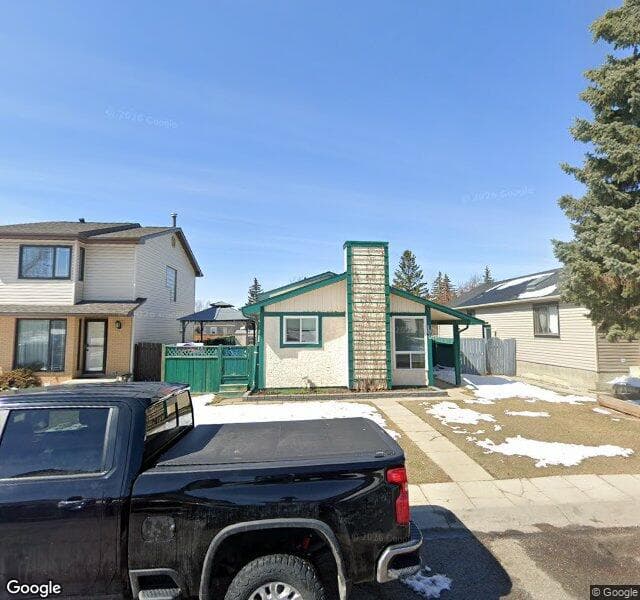 Street view of 100 Castleridge Road NE, Calgary