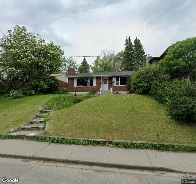 Street view of 1315 Hamilton Street NW, Calgary