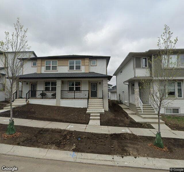 Street view of 25 Veranda Boulevard SW, Calgary