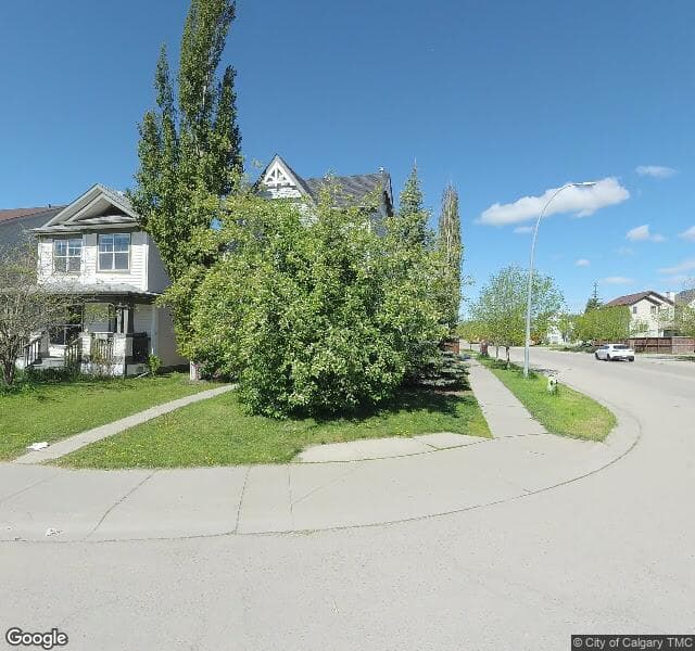 Street view of 397 Tuscany Valley View NW, Calgary