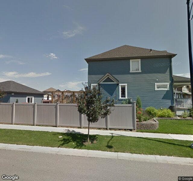 Street view of 176 Prestwick Manor SE, Calgary