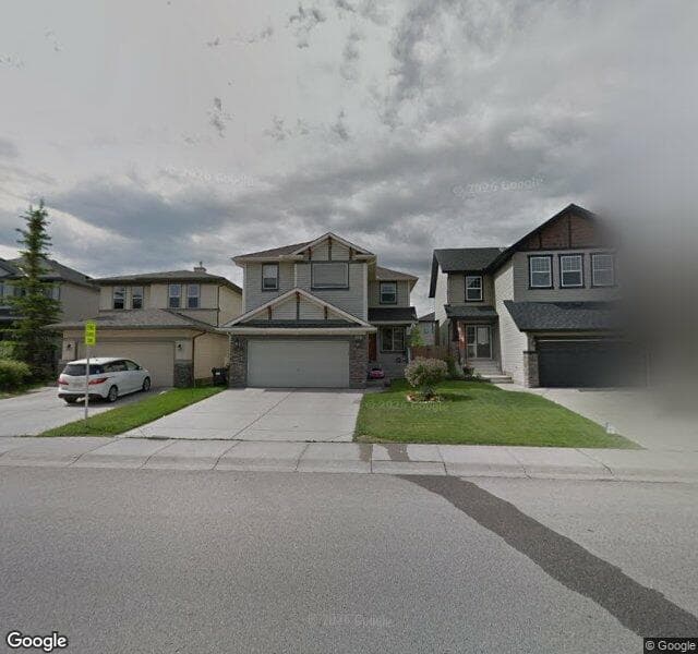Street view of 518 Chaparral Drive SE, Calgary