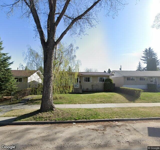 Street view of 15808 89 Avenue NW, Edmonton
