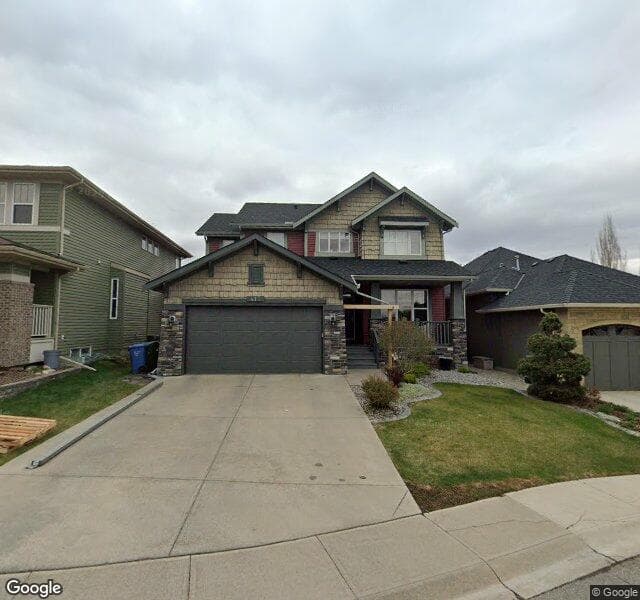 Street view of 417 Evergreen Circle SW, Calgary