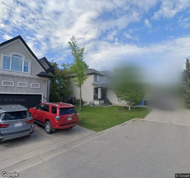 Street view of 529 Wentworth Place SW, Calgary