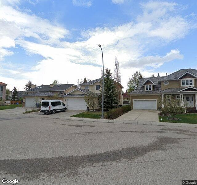 Street view of 55 Hawkmount Heights NW, Calgary