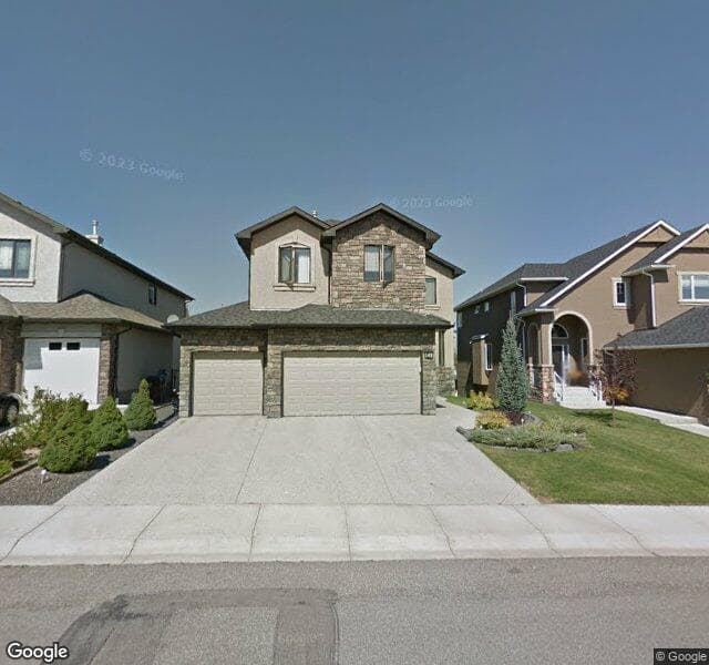 Street view of 148 Everglade Circle SW, Calgary