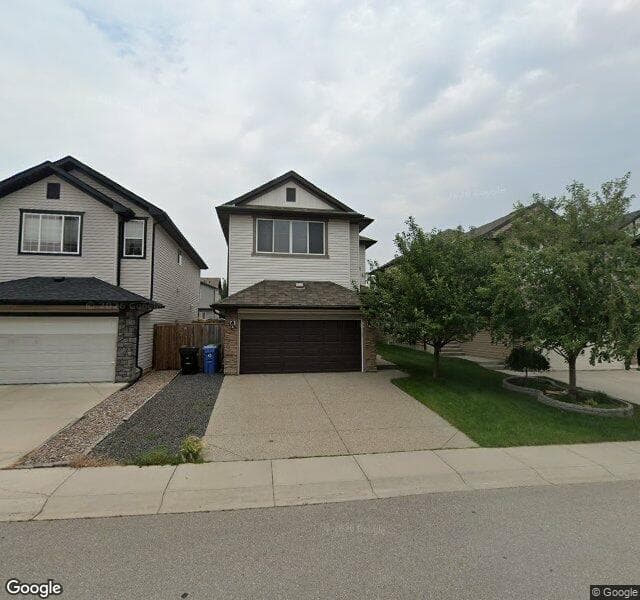 Street view of 150 Cranwell Square SE, Calgary