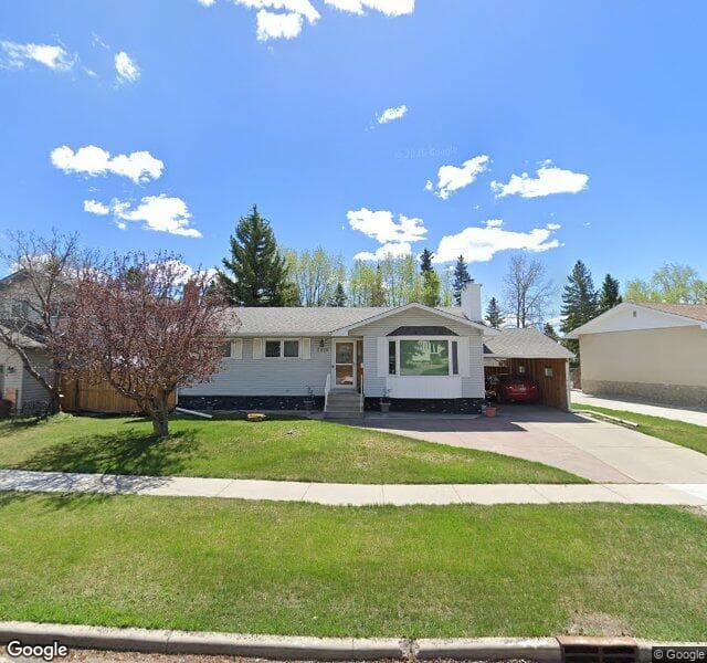 Street view of 5828 Dalhousie Drive NW, Calgary