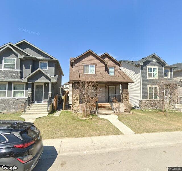 Street view of 49 Skyview Springs Crescent NE, Calgary