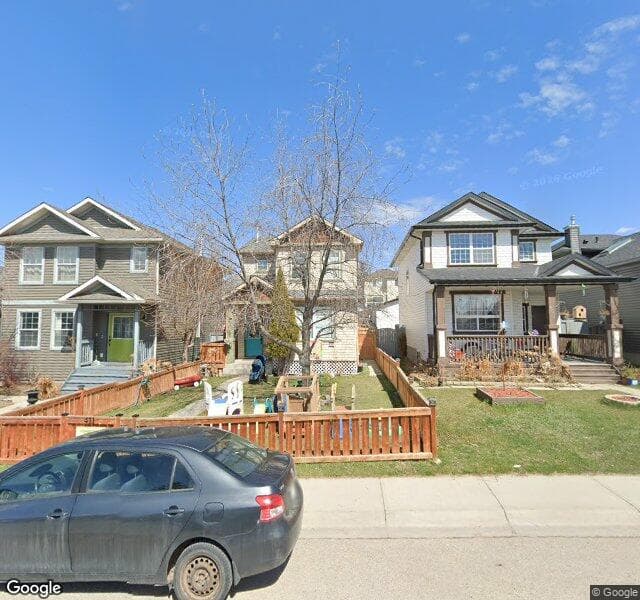 Street view of 411 Coventry Road NE, Calgary