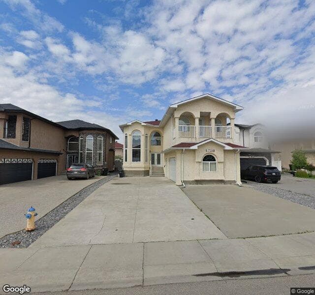 Street view of 17020 72 Street NW, Edmonton