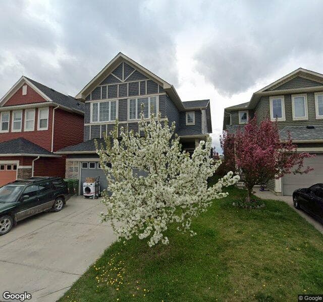 Street view of 258 Silverado Plains Circle SW, Calgary
