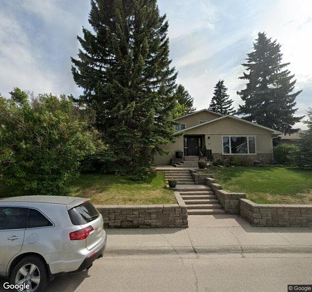 Street view of 123 Wildwood Drive SW, Calgary