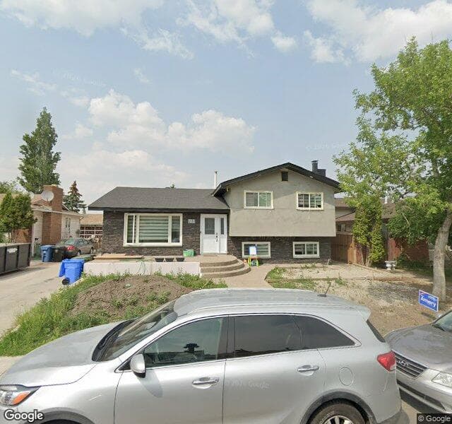 Street view of 612 Rundleville Place NE, Calgary