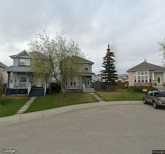 Street view of 93 Hidden Ranch Hill NW, Calgary