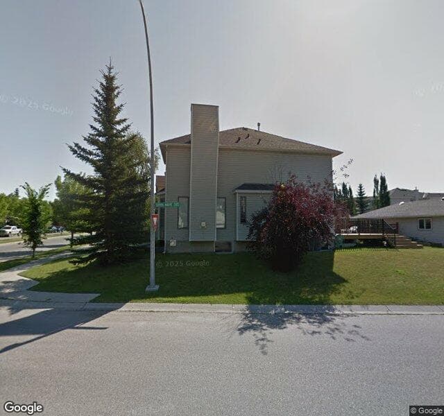 Street view of 7119 Sierra Morena Boulevard SW, Calgary