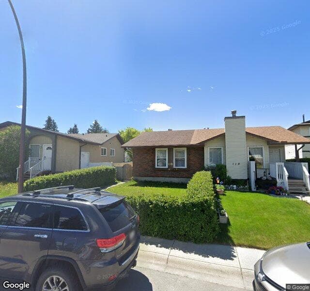 Street view of 120 Rundleson Place NE, Calgary