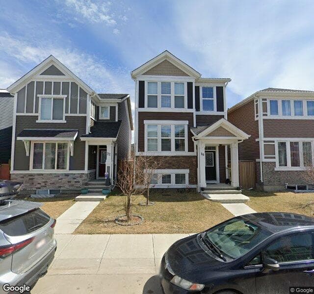 Street view of 26 Red Embers Crescent NE, Calgary