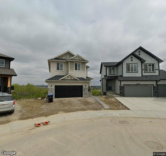 Street view of 40 Versant Point SW, Calgary