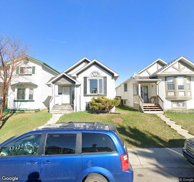 Street view of 76 Erin Circle SE, Calgary