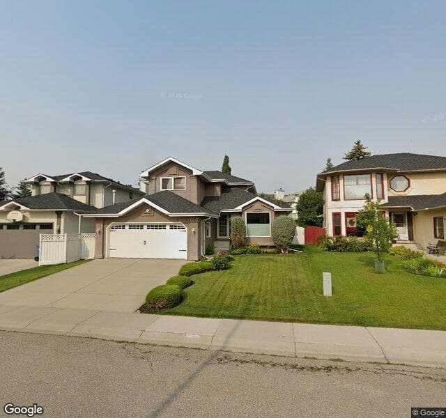 Street view of 153 Scanlon Hill NW, Calgary