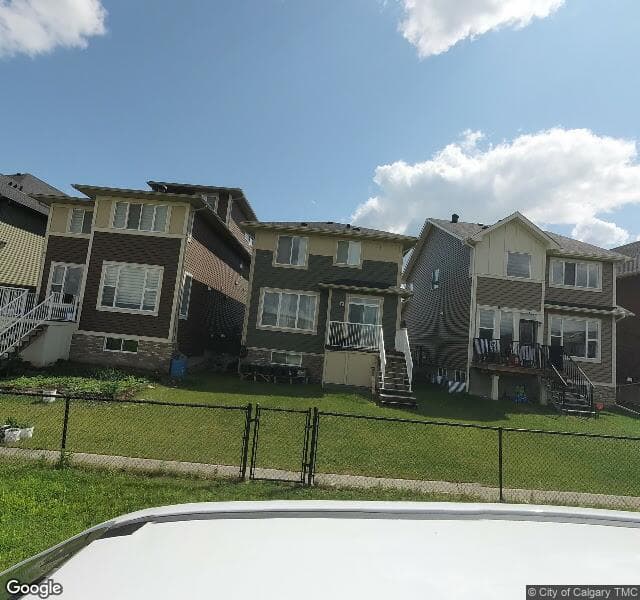 Street view of 25 Saddlelake Terrace NE, Calgary