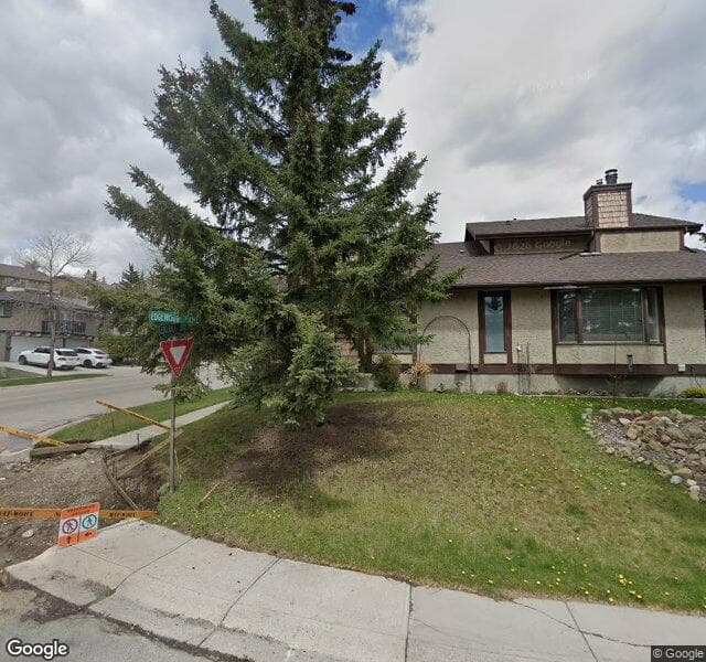 Street view of 2 Edgewood Drive NW, Calgary