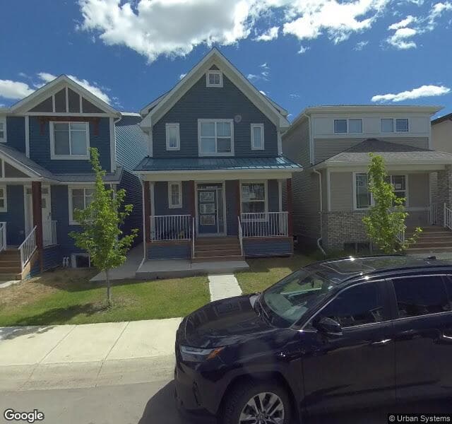 Street view of 144 Seton Villas SE, Calgary