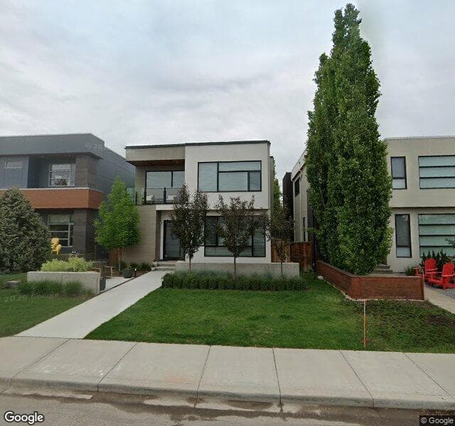 Street view of 2318 1 Avenue NW, Calgary