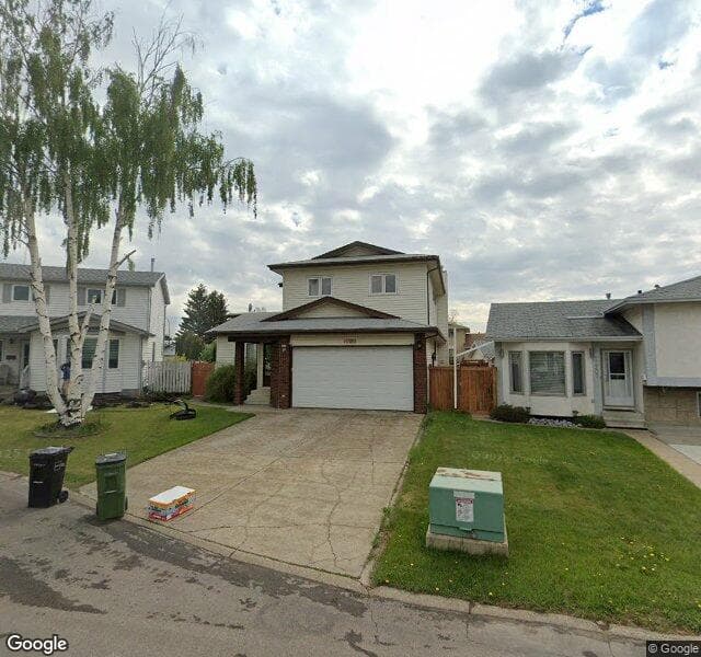 Street view of 17211 92 Street NW, Edmonton