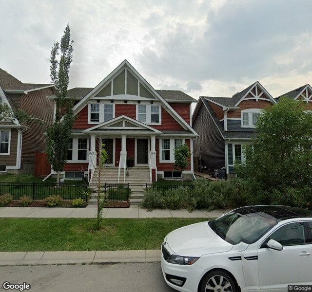 Street view of 609 Auburn Bay Avenue SE, Calgary