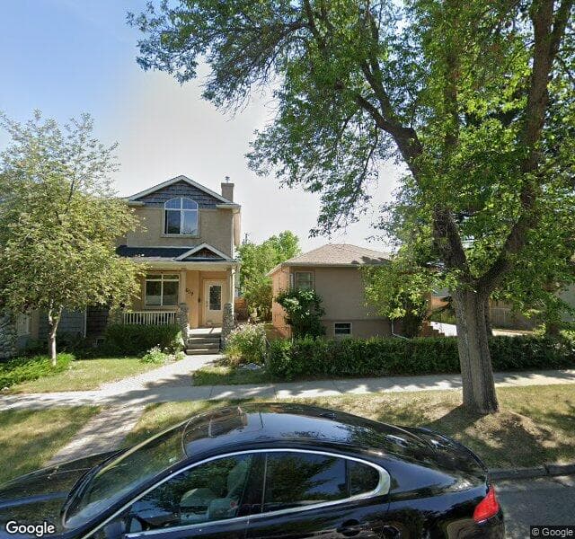 Street view of 607 11 Avenue NE, Calgary