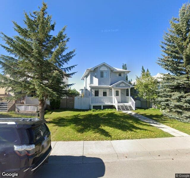 Street view of 8003 Laguna Way NE, Calgary