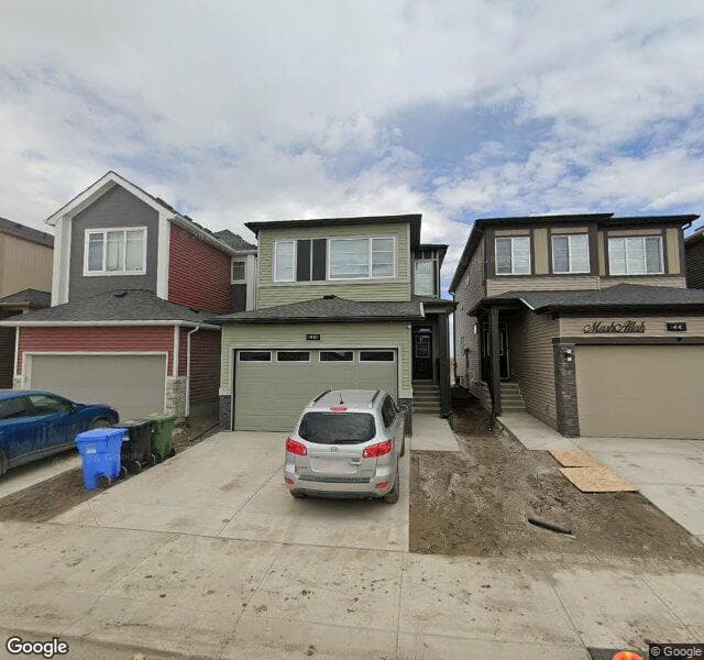 Street view of 40 Lewiston View NE, Calgary